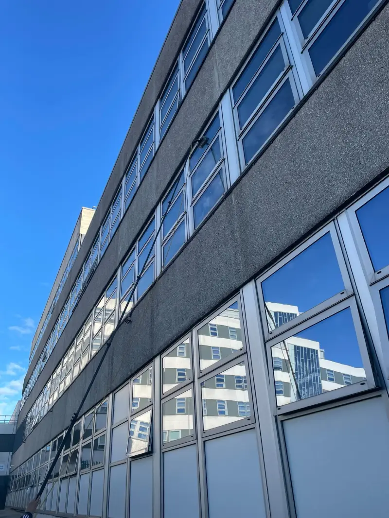 Commercial Window Cleaning by HK Exterior Cleaning