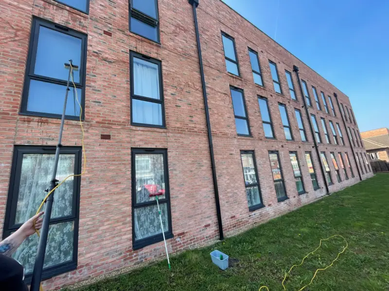 Commercial Window Cleaning by HK Exterior Cleaning