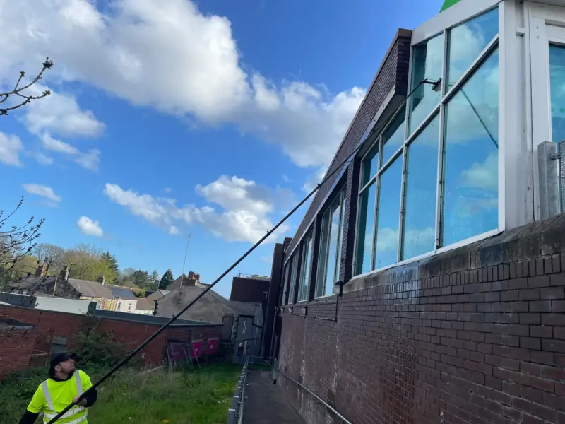 Commercial Window Cleaning by HK Exterior Cleaning
