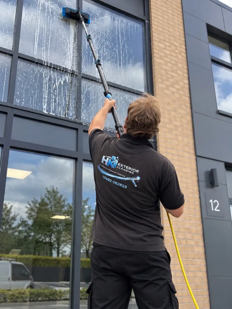 Commercial Window Cleaning by HK Exterior Cleaning